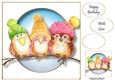 Birthday Birds 8x8