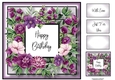 Floral Birthday Frame 1 8x8