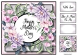 Floral mothers Day Frame 2 8x8