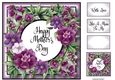 Floral mothers Day Frame 1 8x8
