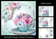 Beautiful Bouquet Teacup & Saucer 4