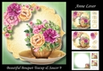 Beautiful Bouquet Teacup & Saucer 9