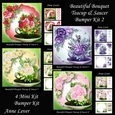 Beautiful Bouquet Teacup & Saucer Bumper Kit 2
