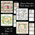 Gorgeous Watercolour Florals Bumper Kit 2