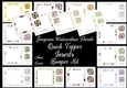 Gorgeous Watercolour Florals QUICK TOPPER INSERTS Bumper Kit
