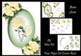 Faux Paper Cut Cream Roses