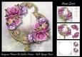 Gorgeous Flowers On Golden Frame - Belle Epoque Roses