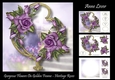 Gorgeous Flowers On Golden Frame - Heritage Roses