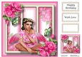 Fabulous Fairy - Rose Pink 8x8