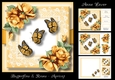 Butterflies & Roses - Apricot