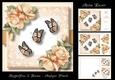 Butterflies & Roses - Antique Peach