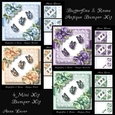 Butterflies & Roses Antique Bumper Kit