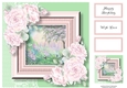 Palest Pink Roses At The Cherry Tree 8x8