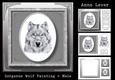 Gorgeous Wolf Painting - Male