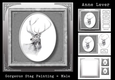 Gorgeous Stag Painting - Male