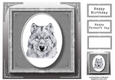 Gorgeous Wolf Painting - Male 8x8