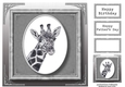 Gorgeous Giraffe Painting - Male 8x8