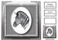 Gorgeous Zebra Painting - Male 8x8