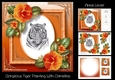 Gorgeous Tiger Painting With Camellias