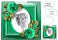 Gorgeous Leopard Painting With Camellias 8x8