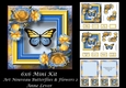 6x6 Art Nouveau Butterflies & flowers 2