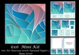 6x6 Art Nouveau Swirls Pyramid Stacker 2