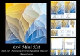 6x6 Art Nouveau Swirls Pyramid Stacker 5
