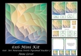 6x6 Art Nouveau Swirls Pyramid Stacker 7