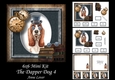 6x6 The Dapper Dog 4 - Basset Hound