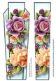 Art Deco Floral Lge DL - English Roses