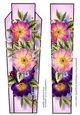 Art Deco Floral Lge DL - Wild Roses