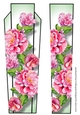 Art Deco Watercolour Lge DL - Pink Roses