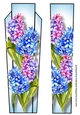 Art Deco Watercolour Lge DL - Hyacinths