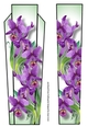 Art Deco Watercolour Lge DL - Orchids