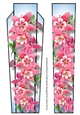 Art Deco Watercolour Lge DL - Aquilegea