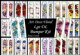 Art Deco Floral Lge DL Bumper Kit