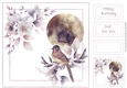 Muted Floral moon 3