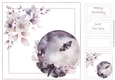 Muted Floral moon 4