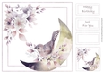 Muted Floral moon 5