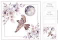 Muted Floral moon 6