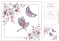 Muted Floral moon 7