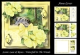 Scenic Lace & Roses - Waterfall In The woods
