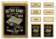 Retro Gaming A5 Poster - Gamers Dont Die