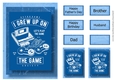 Retro Gaming A5 Poster - On The Game