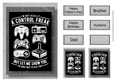 Retro Gaming A5 Poster - Control Freak