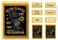 Retro Gaming A5 Poster - Retro Classic Tetris
