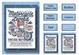 Retro Motorbike A5 Poster - Motorcycle Legend uk