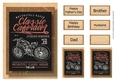 Retro Motorbike A5 Poster - Classic Motorcycle