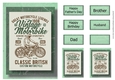 Retro Motorbike A5 Poster - Vintage British Mototbike