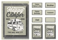 Retro Transport A5 Poster - Camper Van